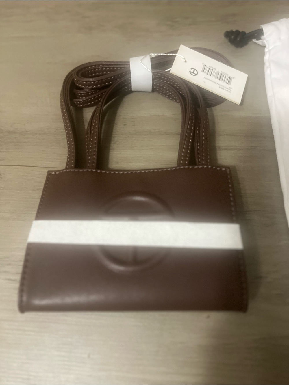 NWT Telfar Small Shopping Bag - Chocolate - Picture 5 of 7